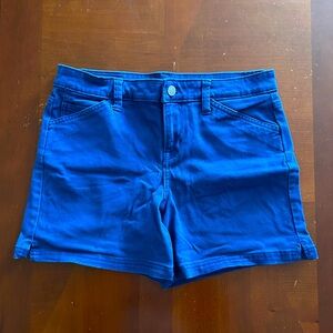Calvin Klein High Rise Deep Blue Midi Short